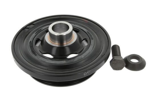 Pulley set, crankshaft