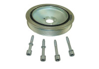 Pulley set, crankshaft