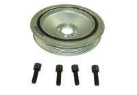 Pulley set, crankshaft
