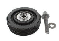 Pulley set, crankshaft