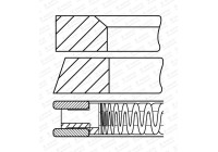 Piston ring set