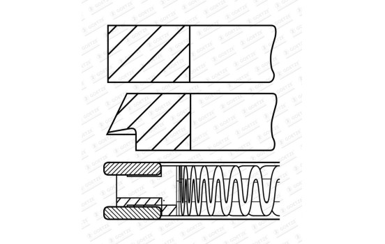 Piston ring set, Image 2