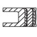 Piston ring set, Thumbnail 2