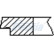Piston ring set, Thumbnail 2
