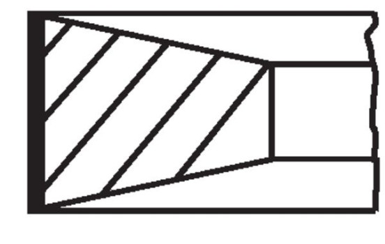 Piston ring set