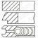 Piston ring set, Thumbnail 3