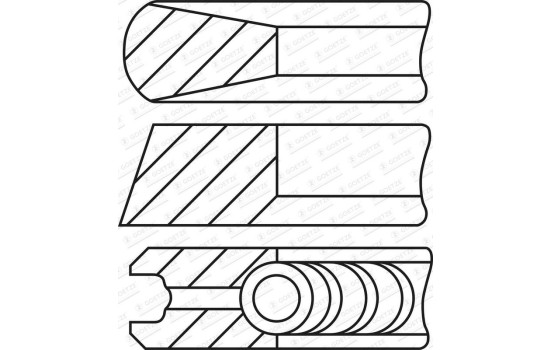 Piston ring set, Image 3