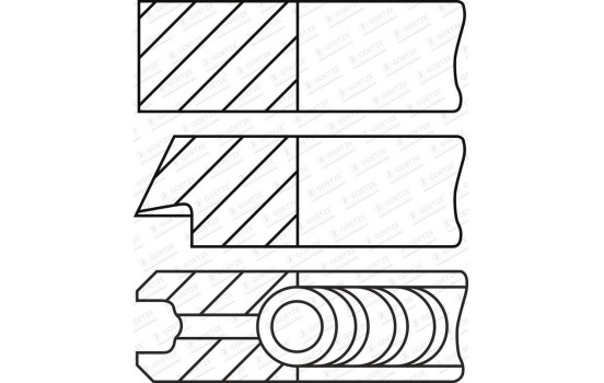 Piston ring set, Image 3