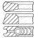 Piston ring set