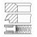 Piston ring set