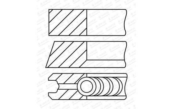 Piston ring set, Image 4