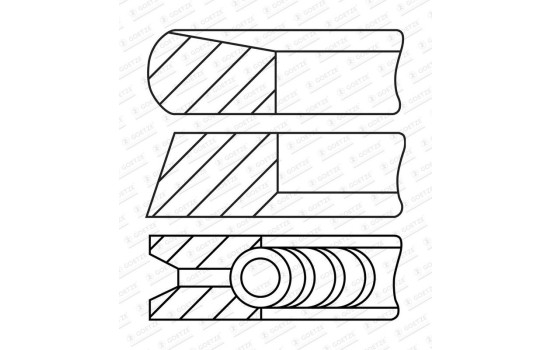 Piston ring set, Image 2