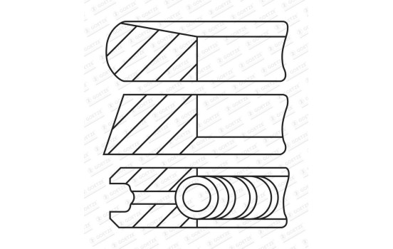 Piston ring set, Image 3