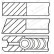 Piston ring set, Thumbnail 2