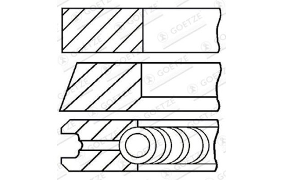 Piston ring set, Image 2