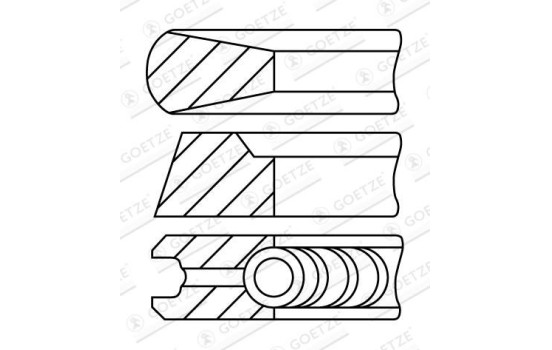 Piston ring set, Image 2