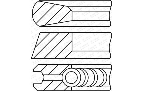 Piston ring set, Image 4