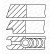 Piston ring set, Thumbnail 2