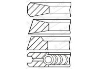 Piston ring set