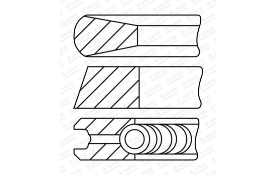 Piston ring set, Image 2