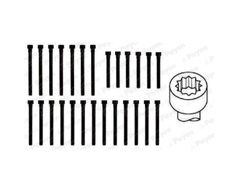 Bolt Kit, cylinder head