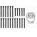 Bolt Kit, cylinder head