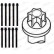 Bolt Kit, cylinder head