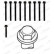 Bolt Kit, cylinder head