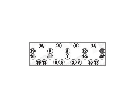 Bolt Kit, cylinder head, Image 2