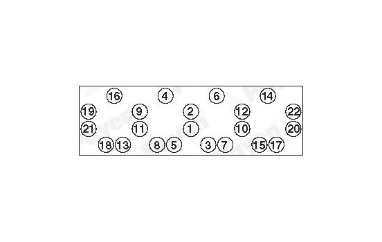Bolt Kit, cylinder head, Image 2