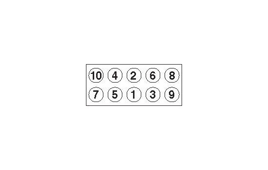 Bolt Kit, cylinder head, Image 2