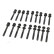 Cylinder head bolt set