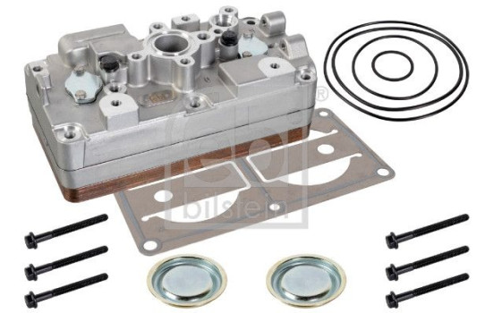 Cylinder head, compressed air compressor