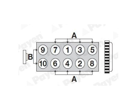 Bolt Kit, cylinder head, Image 2