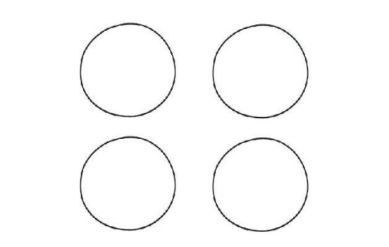 O-Ring Set, cylinder sleeve