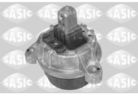 Axle body/engine support bearing
