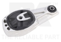 Axle body/engine support bearing