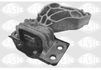 Axle body/engine support bearing