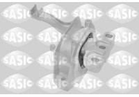 Axle body/engine support bearing