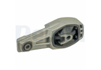 Axle body/engine support bearing