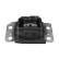 Axle body/engine support bearing