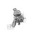 Axle body/engine support bearing