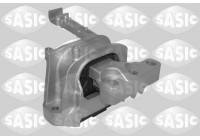 Axle body/engine support bearing