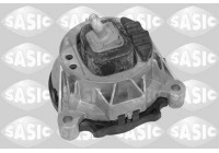 Axle body/engine support bearing