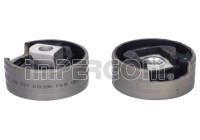 Axle body/engine support bearing