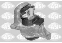 Axle body/engine support bearing