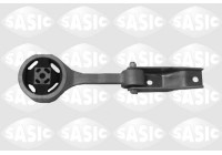 Axle body/engine support bearing