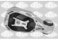 Axle body/engine support bearing