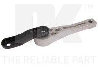 Axle body/engine support bearing