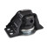 Axle body/engine support bearing